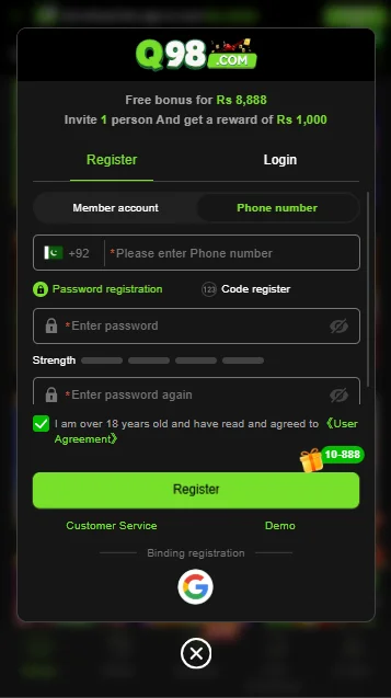 Q98 Game