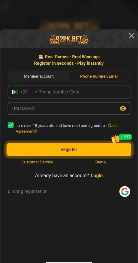 92PKBet Game 