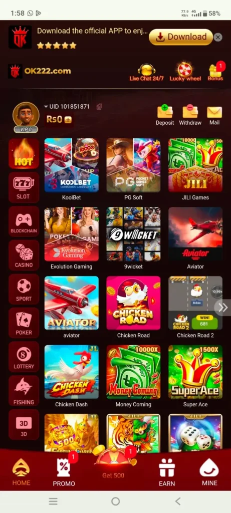 OK222 Game