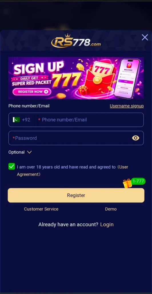 RS778 Game