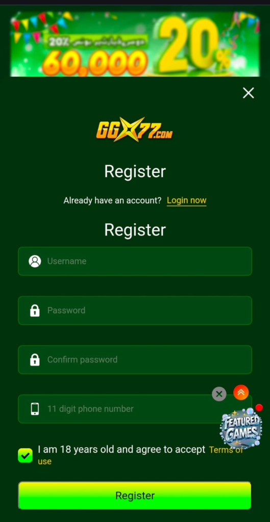 GGX77 Game 