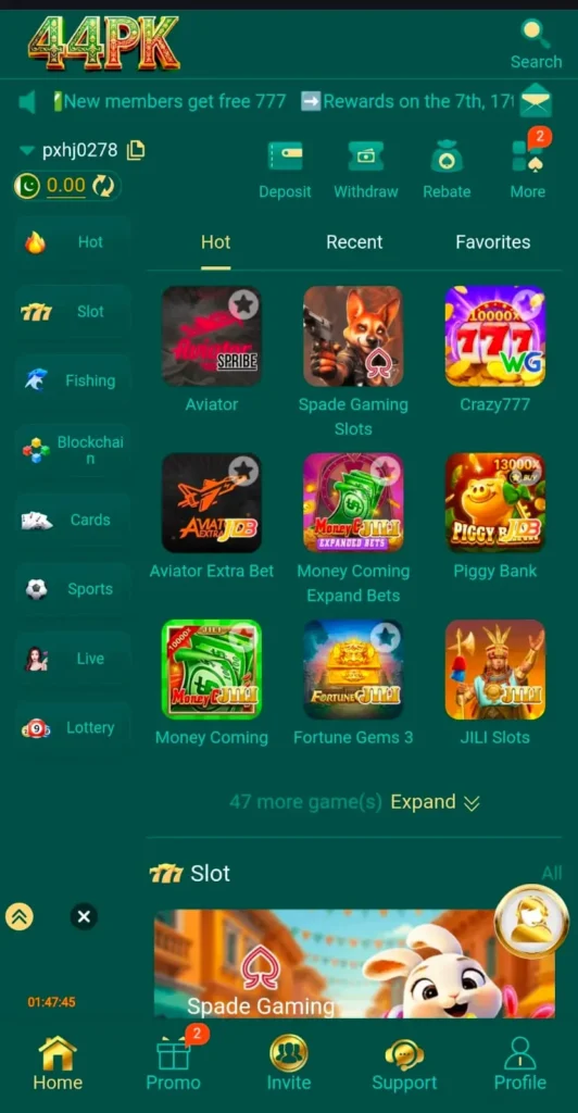 44PK Game