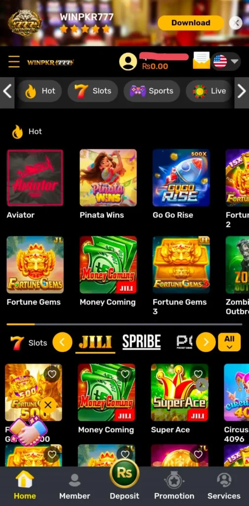 WinPKR777 Game